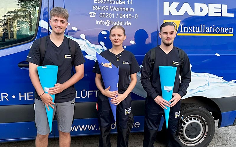 KADEL Ausbildung Anlagenmechaniker SHK 2024